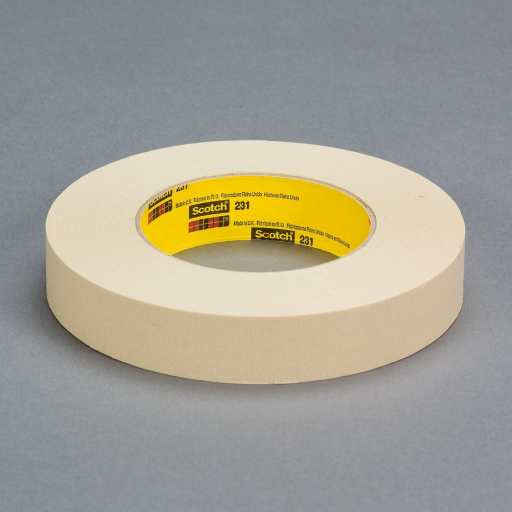 Scotch Paint Masking Tape 231/231A Natural, 48 mm x 55 m 7.6 mil