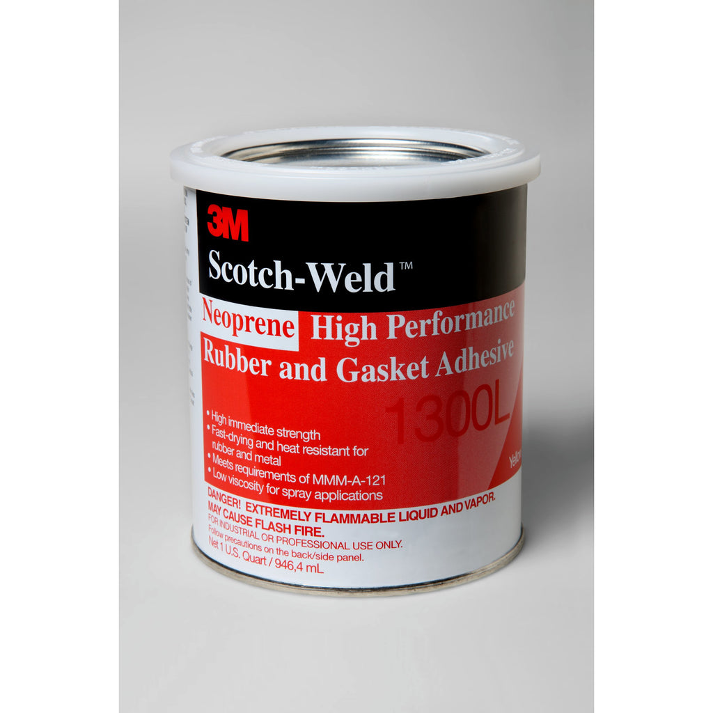 3M Scotch-Weld Neoprene HP Rubber & Gasket Adh 1300L Ylw, 1 qt