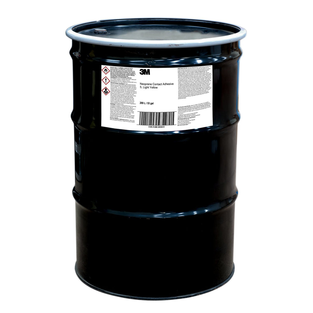 3M Scotch-Weld Neoprene Contact 5 Lt Ylw, 53 gal Agit Drum