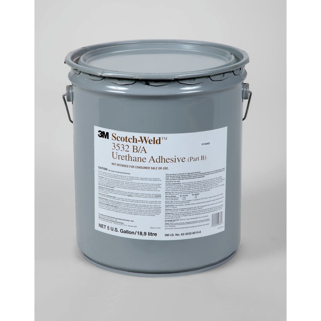 3M Scotch-Weld Urethane Adhesive 3532 White Part B, 5 gal pail