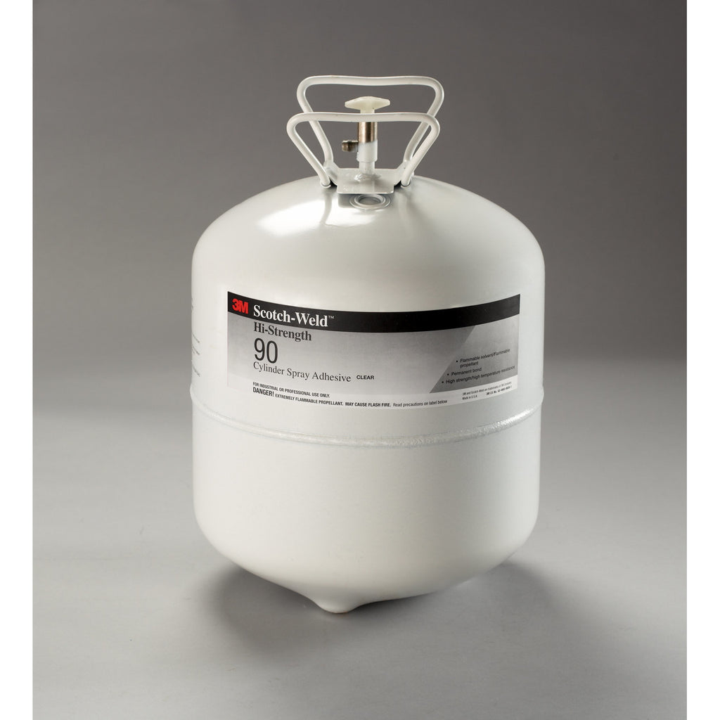 3M Scotch-Weld Hi-Strength 90 Cylinder Clear,28.8 lb