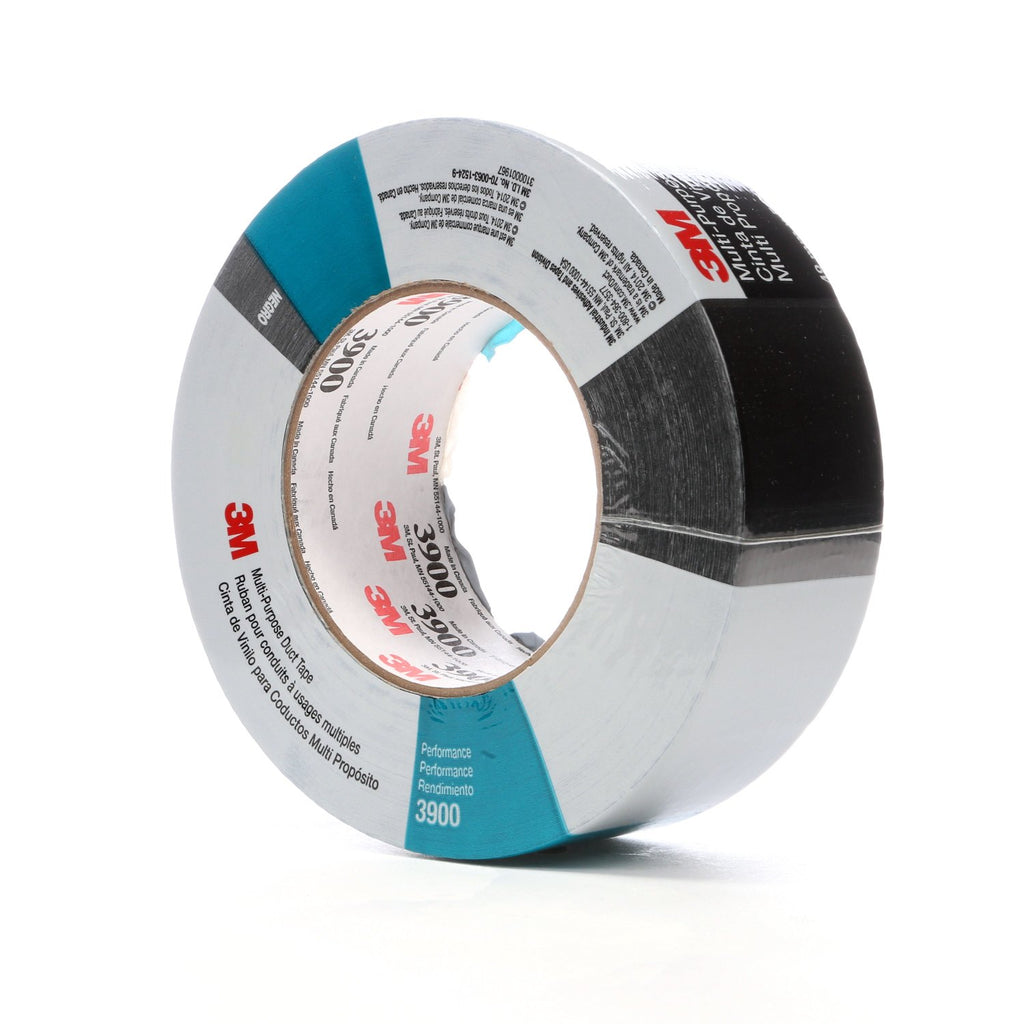 3M Duct Tape 3900 Black, 48 mm x 54.8 m 7.7 mil, 24 per case Ind