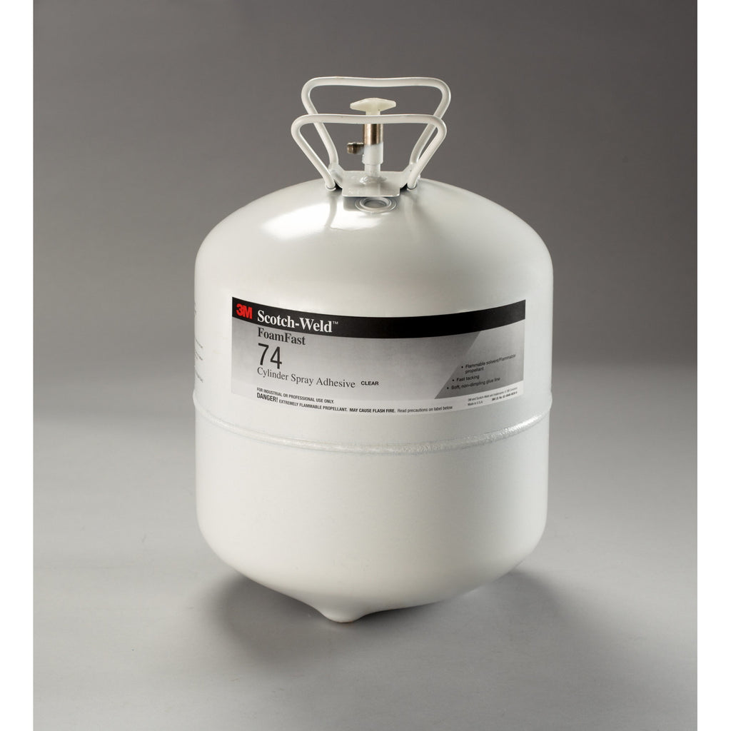 3M Scotch-Weld Foam Fast 74 Cylinder Spray Clear 28.8 lb