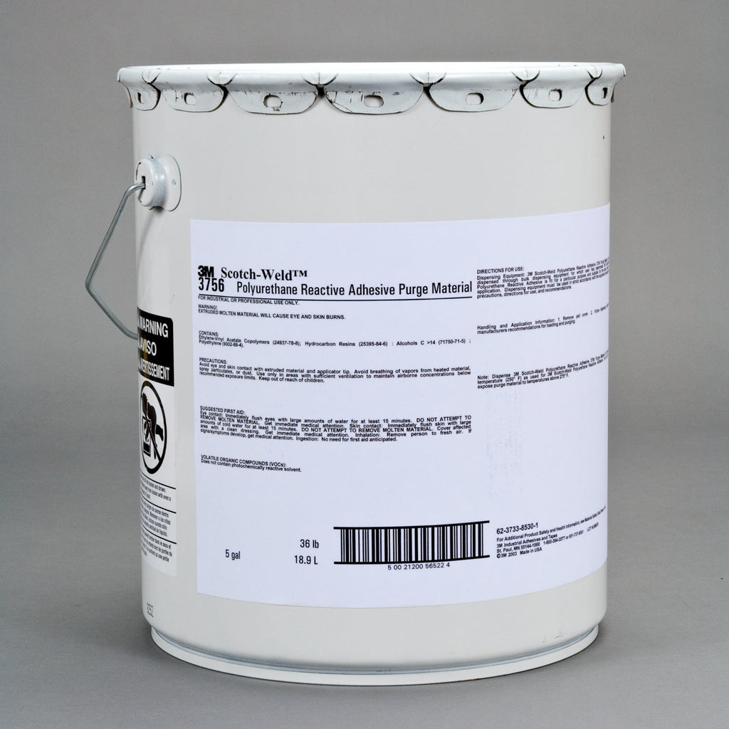 3M Scotch-Weld Purge Material 3756 Lt Amber, 5 gal