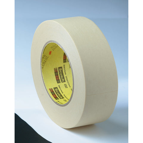 Scotch High Performance Masking Tape 232 Natural, 12 mm x 55 m,