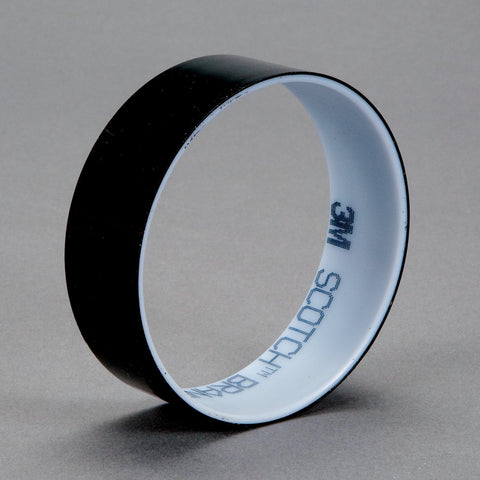 3M Polyester Film Tape 850 Black, 1 in x 72 yd 1.9 mil, 36 per c