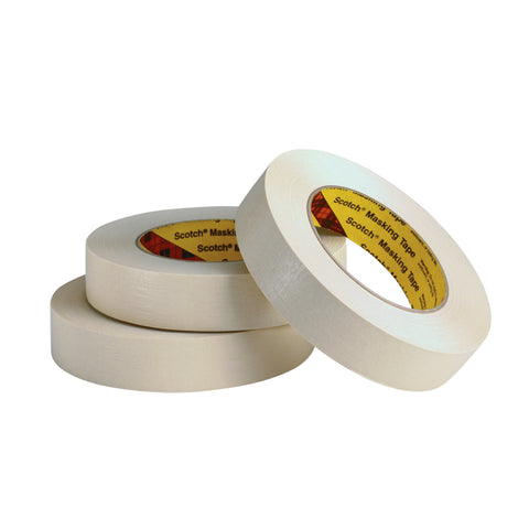 Scotch Paint Masking Tape 231/231A Natural Plastic Core, 12 mm x