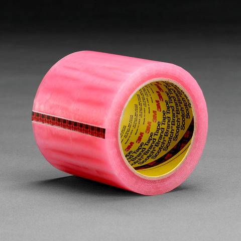 Scotch Labelgard Film Tape 821 Pink, 3 in x 72 yd, 12 per case B