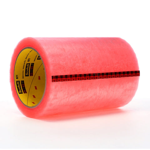Scotch Labelgard Film Tape 821 Pink, 6 in x 72 yd, 8 per case Bu