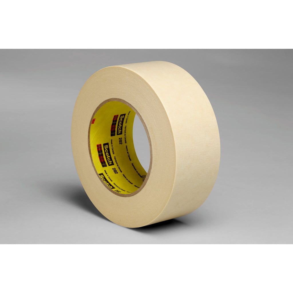 Scotch Crepe Masking Tape 202 Natural, 48 mm x 55 m, 24 per case