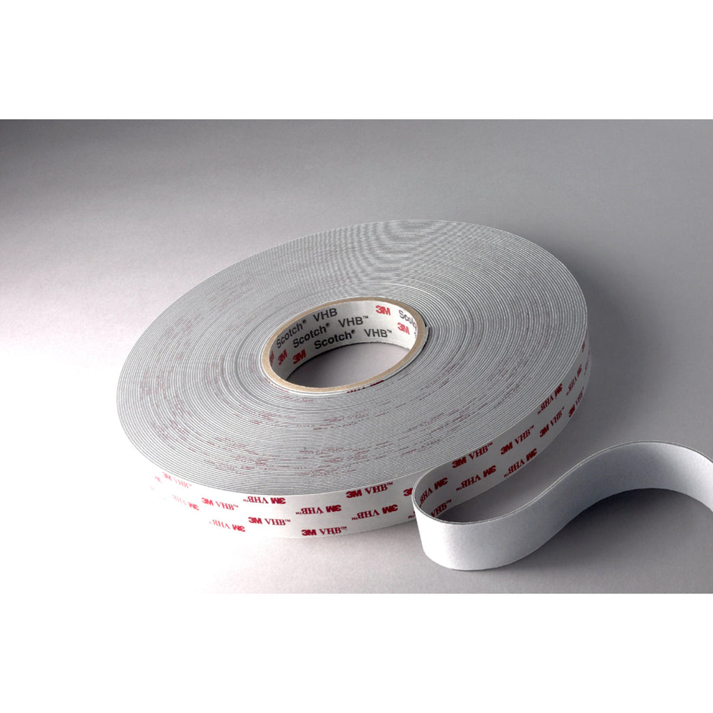 3M VHB Tape 4945 White, 1/2 in x 36 yd 45 mil, 18 per case