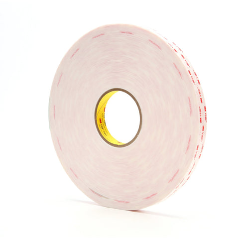3M VHB Tape 4930 White, 3/4 in x 72 yd 25 mil, 12 per case