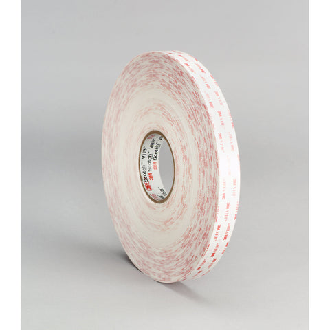 3M VHB Tape 4950 White, 1 in x 36 yd 45 mil, 9 per case