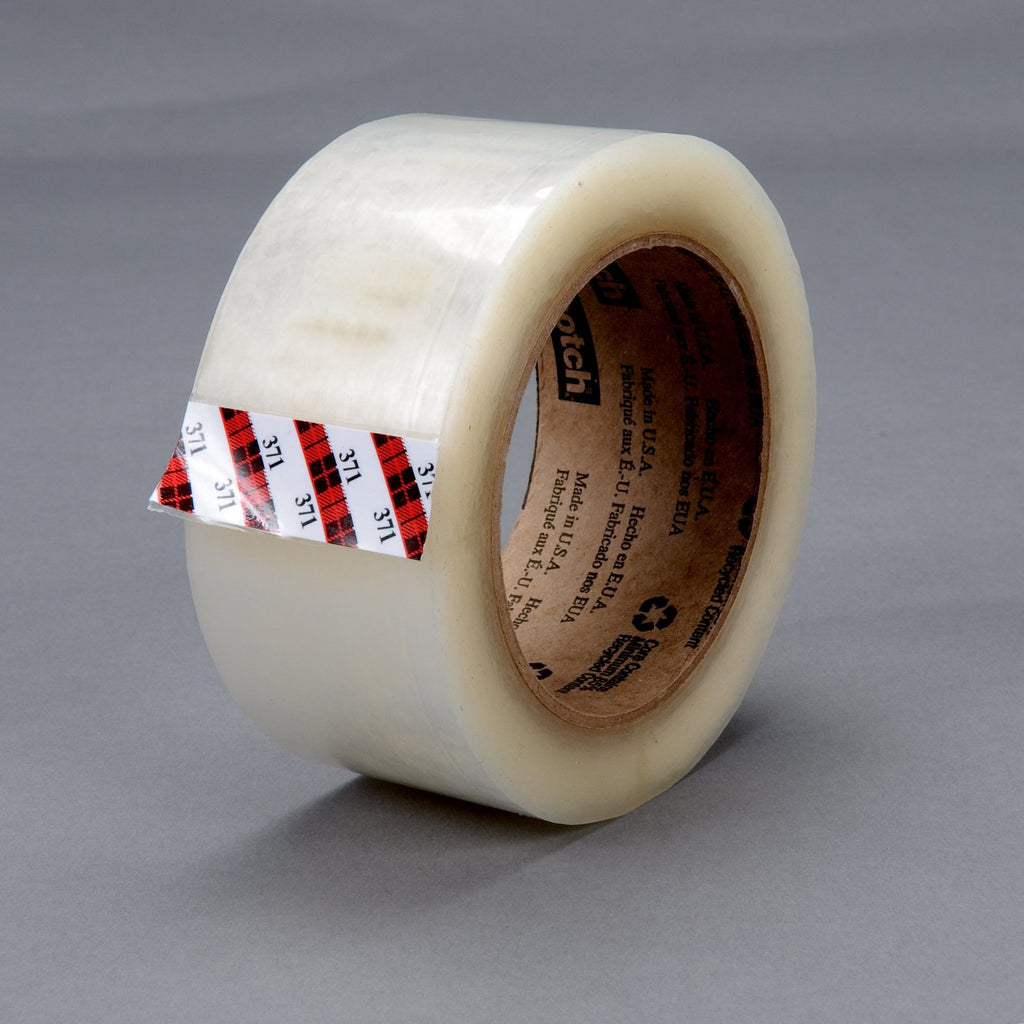 Scotch Box Sealing Tape 371 Clear, 72 mm x 100 m, 24 per case Bu