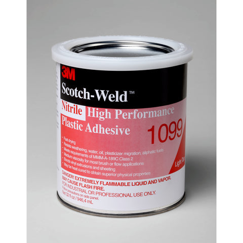 3M Scotch-Weld Nitrile HP Plastic  1099 Tan, 1 qt, 12 per case