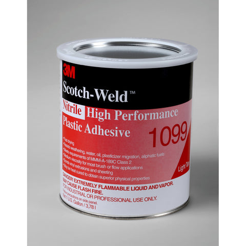 3M Scotch-Weld Nitrile HP Plastic  1099 Tan, 1 gal, 4 per case