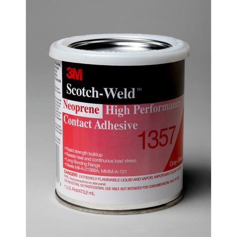 3M Scotch-Weld Neoprene HP Contact 1357 Gry-Grn, 1 pt