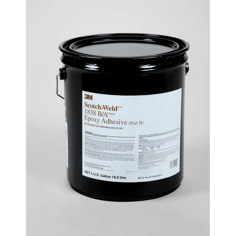 3M Scotch-Weld Epoxy Adhesive 1838 Green Part B, 5 gal pail Drum