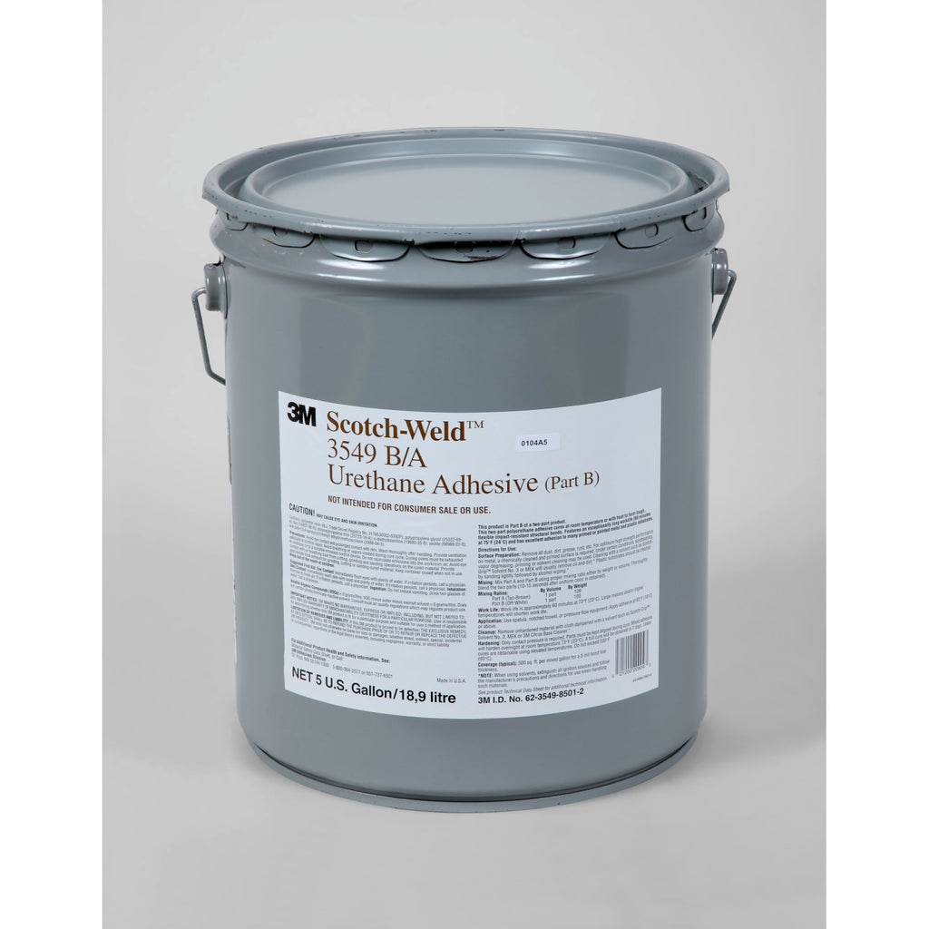 3M Scotch-Weld Urethane Adhesive 3549 White Part B, 5 gal pail