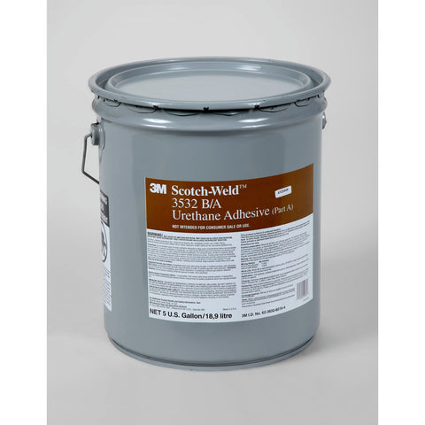 3M Scotch-Weld Urethane Adhesive 3532 Brown Part A, 5 gal pail