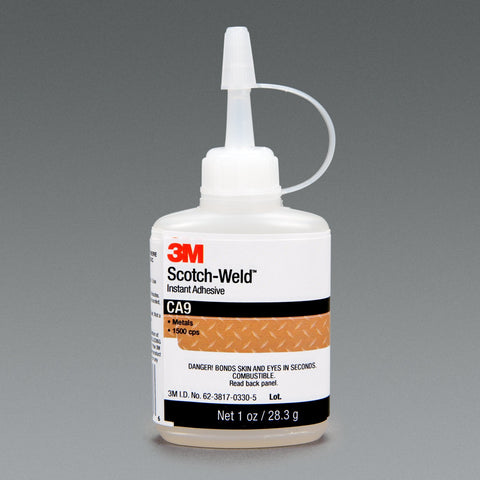 3M Scotch-Weld Instant CA9 Clear, 1 oz/28.3 g Bottle