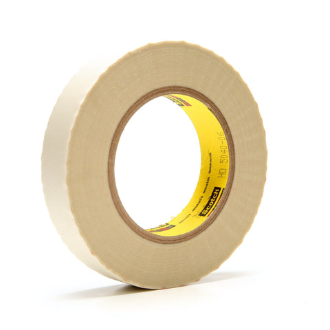 3M Glass Cloth Tape 361 White, 1 in x 60 yd 7.5 mil, 9 per case
