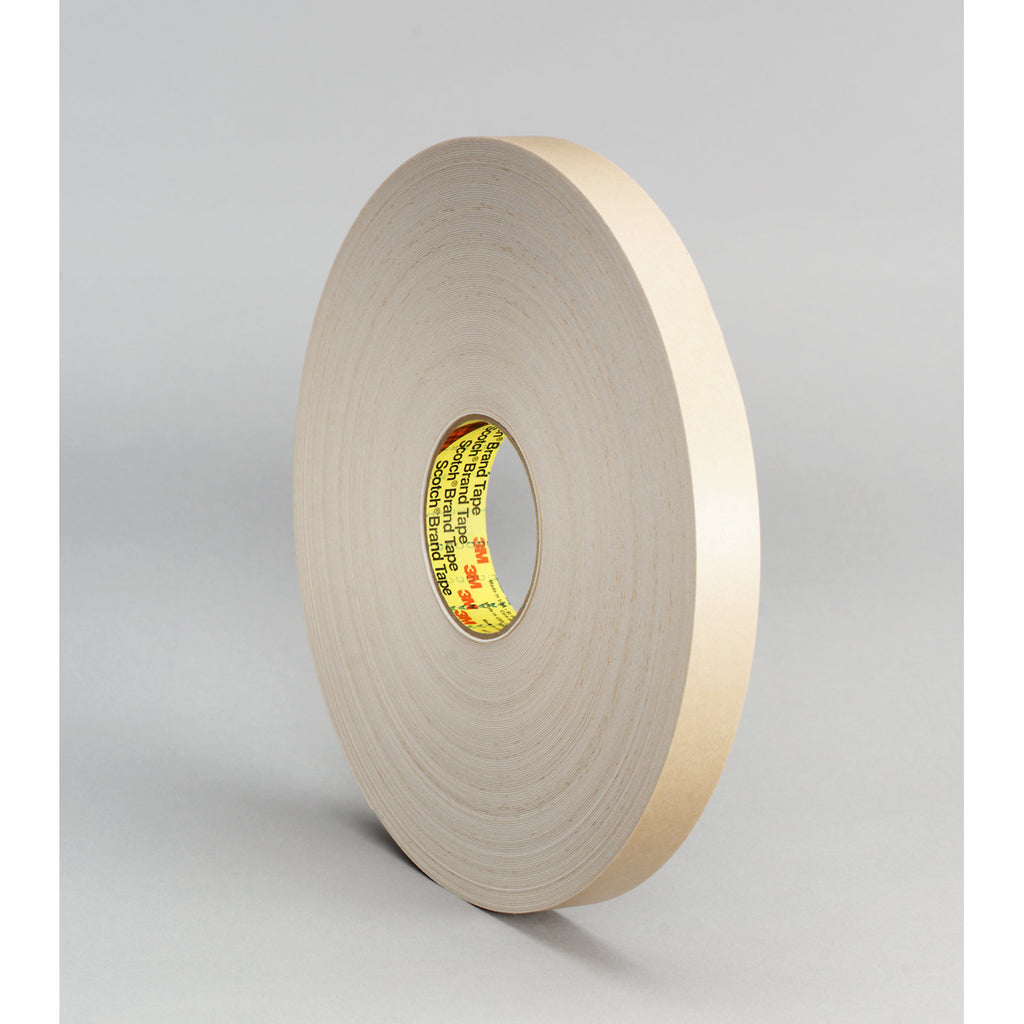 3M Double Coated Polyethylene Foam Tape 4492 White, 1 in x 72 yd
