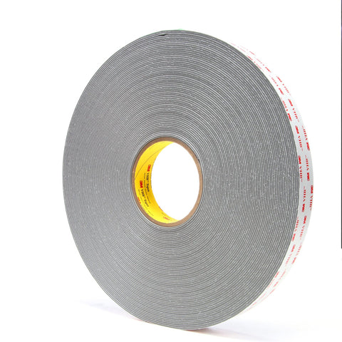 3M VHB Tape 4956 Gray, 62 mil, 1 in x 36 yd, 9 per case