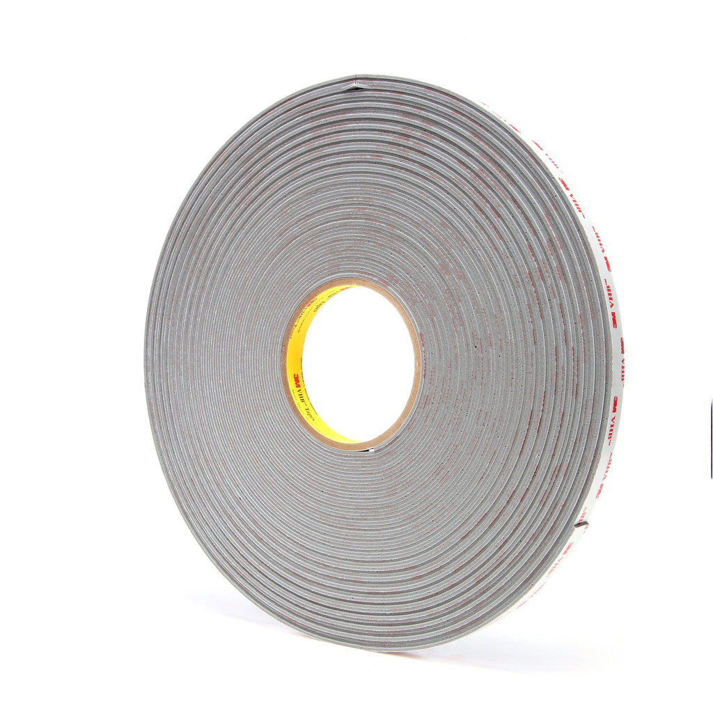 3M VHB Tape 4956 Gray, 1/2 in x 36 yd 62 mil, 18 per case