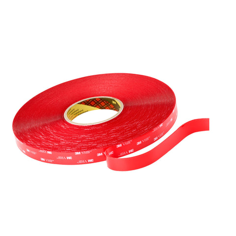3M VHB Tape 4910 Clear, 12 in x 36 yd 40 mil, 1 per case