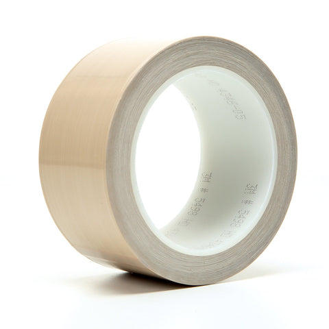 3M PTFE Film Tape 5498 Beige, 2 in x 36 yd 4.1 mil, 24 per case