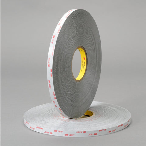 3M VHB Tape 4936F Gray Small Pack, 3/4 in x 72 yd 25.0 mil, 3 pe