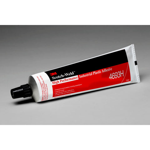 3M Scotch-Weld Hi-Perform Industrial Plastic Adh 4693H Clr, 5 oz