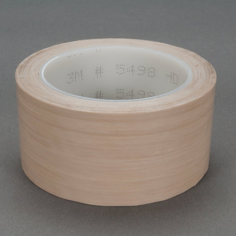 3M PTFE Film Tape 5498 Beige, 1/2 in x 36 yd 4.1 mil