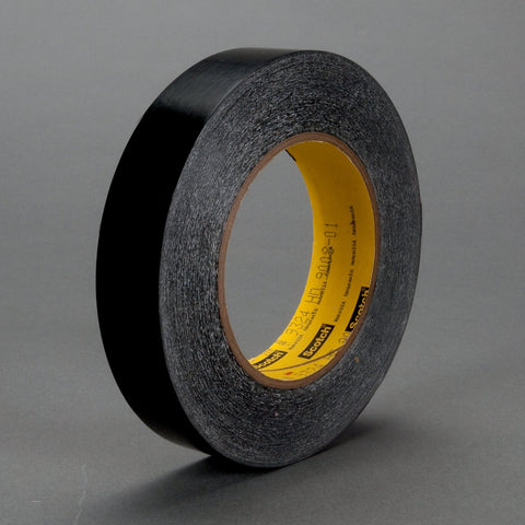 3M Squeak Reduction Tape 9324 Black, 2 in x 36 yd 6.5 mil
