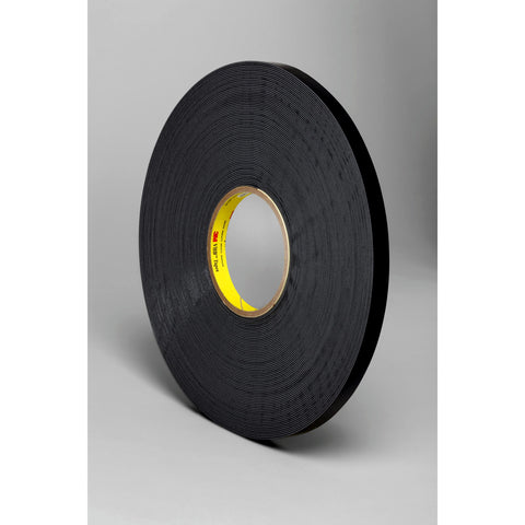 3M VHB Tape 4949 Black, 1/4 in x 36 yd 45 mil, 36 per case