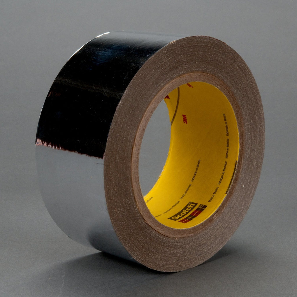 3M Metalized Film Tape 8437 Silver, 1 in x 72 yd 1.0 mil, 36 per