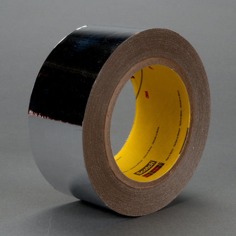 3M Metalized Film Tape 8437 Silver, 1 in x 72 yd 1.0 mil, 36 per
