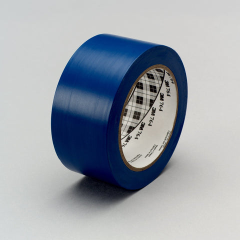 3M General Purpose Vinyl Tape 764 Blue, 1 in x 36 yd 5.0 mil, 36