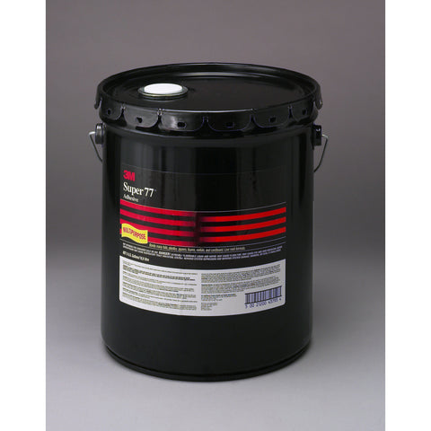 3M Super 77 Spray Adhesive, 5 gal, 1 per case, No California