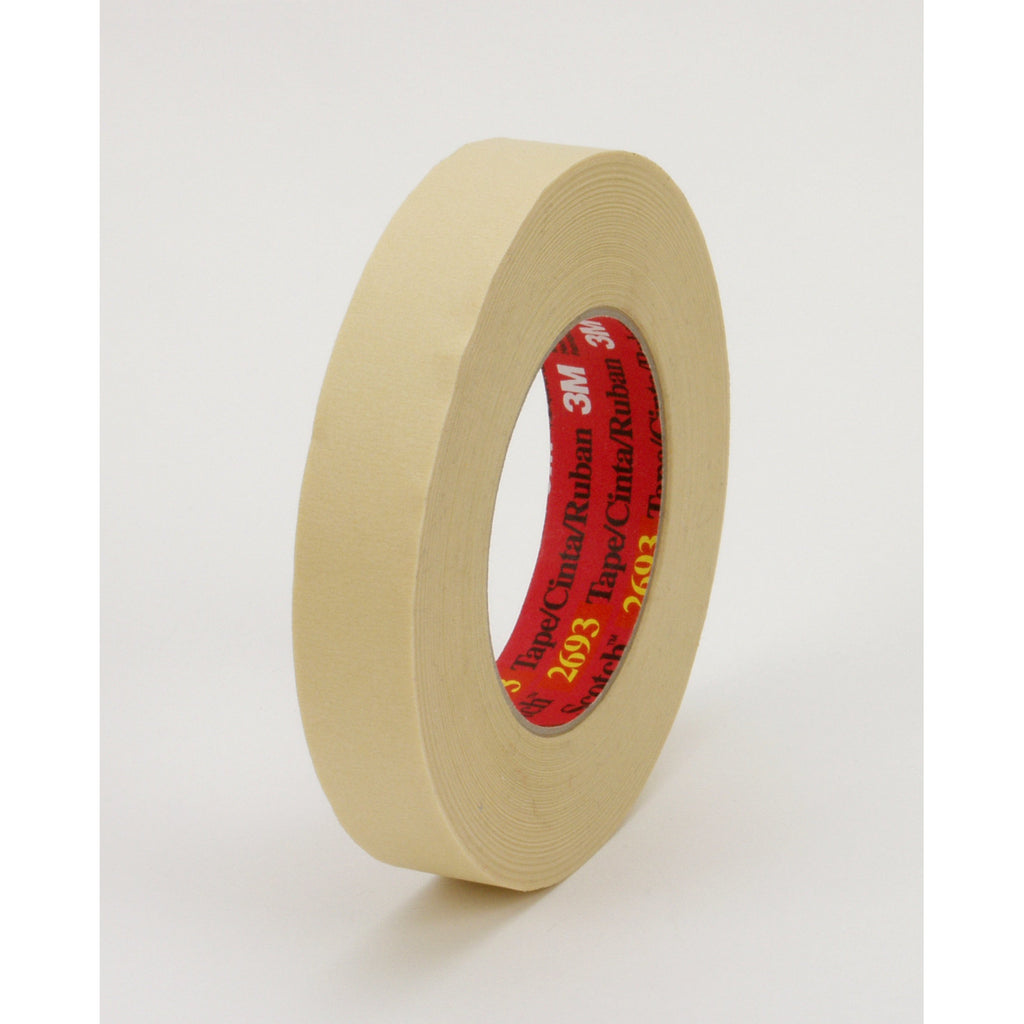 Scotch High Performance Masking Tape 2693 Tan, 100 mm x 55 m, 8