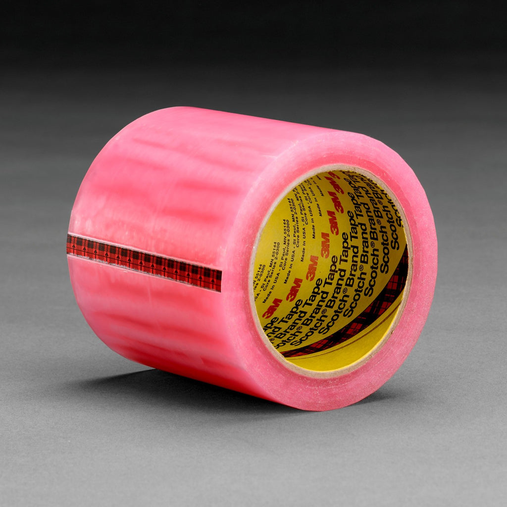 Scotch Labelgard Film Tape 821 Pink, 23 in x 1800 yd, 8 per case