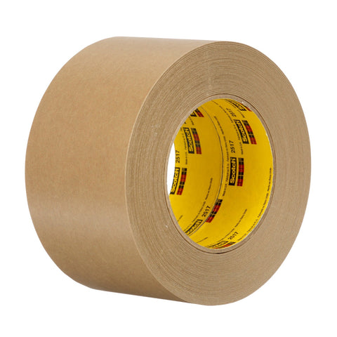 Scotch Flatback Tape 2517, 3 in x 60 yd 5.5 mil, 12 per case