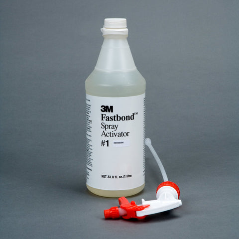 3M Fastbond Spray Activator 1, 1 Liter Spray Bottle, 6 per case