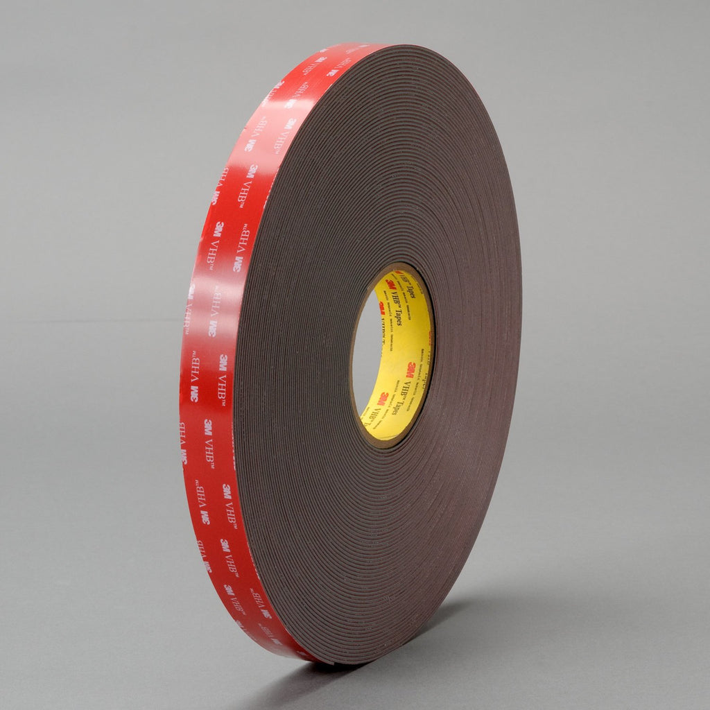 3M VHB Tape 4979F Black, 1/4 in x 36 yd 62 mil, 36 per case Bulk