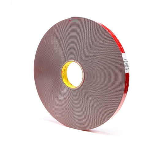 3M VHB Tape 4991 Gray, 91 mil, 1 in x 36 yd, 9 per case Bulk