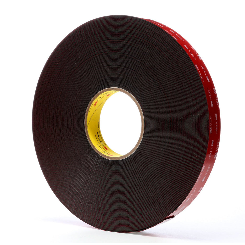 3M VHB Tape 5952 Black, 1 in x 36 yd 45 mil, 9 per case