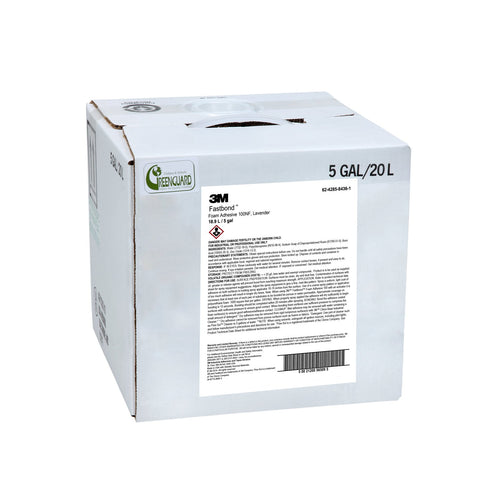 3M Fastbond Foam Adhesive 100NF Lavender, 5 gal Box, 1 per case