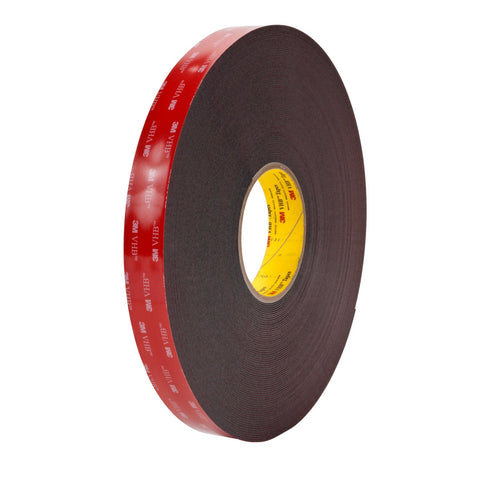 3M VHB Tape 5952 Black, 1/2 in x 36 yd 45 mil, 18 per case