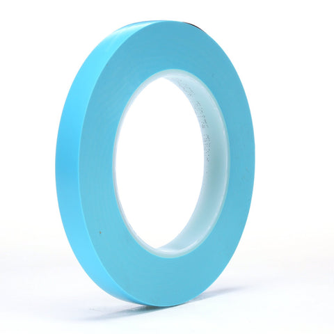 Scotch Fine Line Tape 215 Blue, 1/2 in x 60 yd 4.7 mil, 72 per c